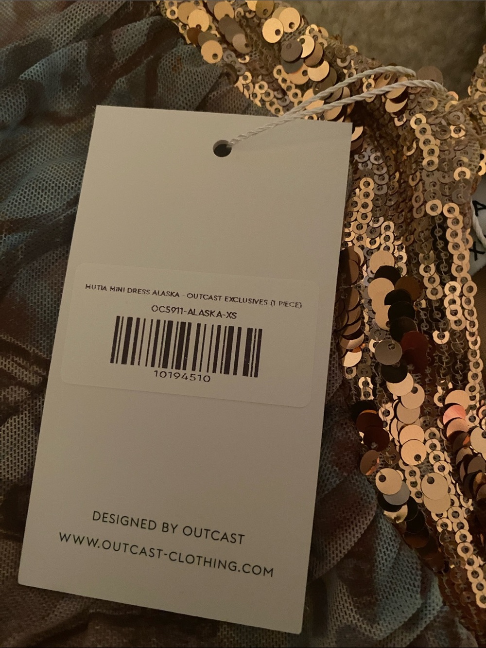 Outcast XS. NWT Mutia a Alaska mini dress - Picture 4 of 9